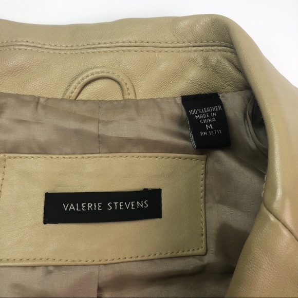 Valerie Stevens Leather Blazer Jacket - Picture 4 of 8